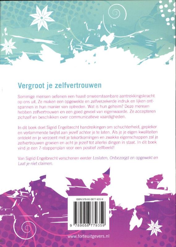 Achterkant van Vergroot je zelfvertrouwen