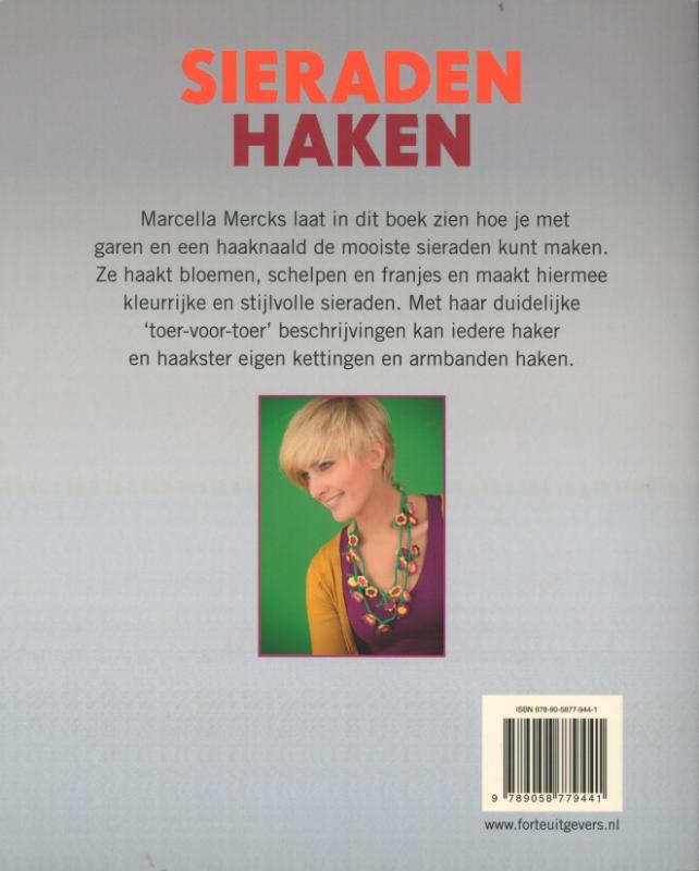 Achterkant van Sieraden haken
