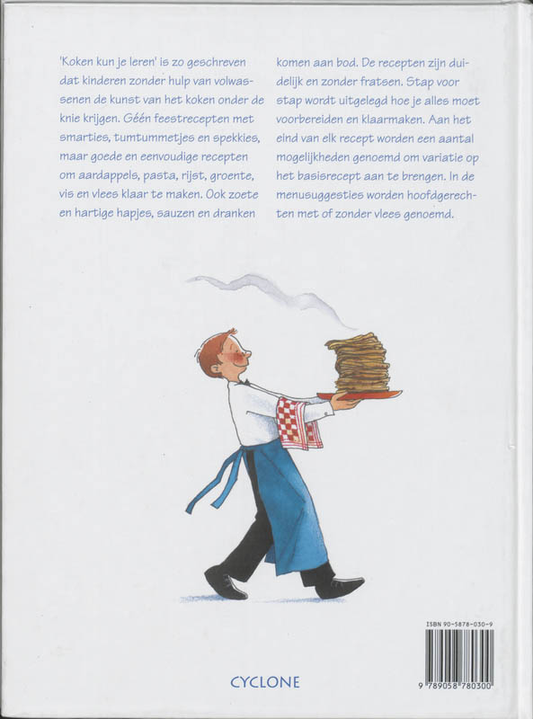 Achterkant van Koken kun je leren