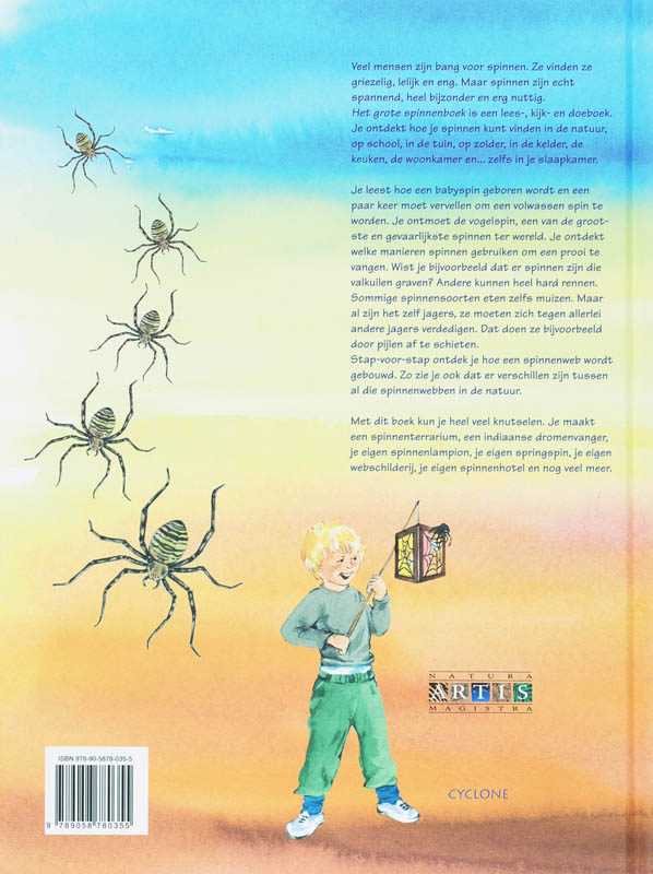 Achterkant van Het grote Spinnenboek