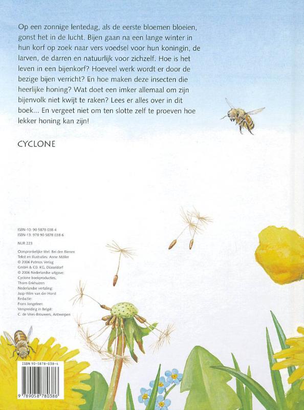 Achterkant van Het grote bijenboek