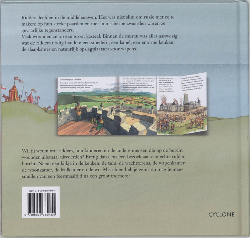 Achterkant van Bij de ridders