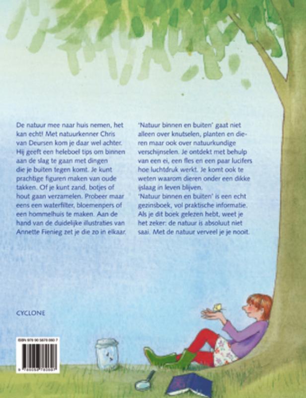 Achterkant van Natuur binnen en buiten