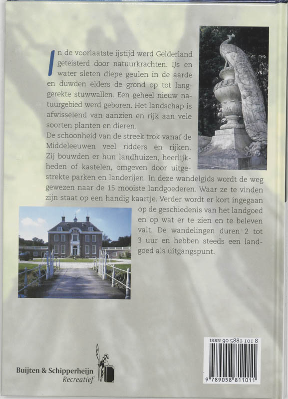Achterkant van Wandelen in Gelderse Landgoederen