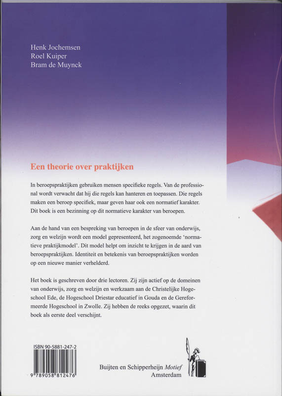 Achterkant van Een theorie over praktijken