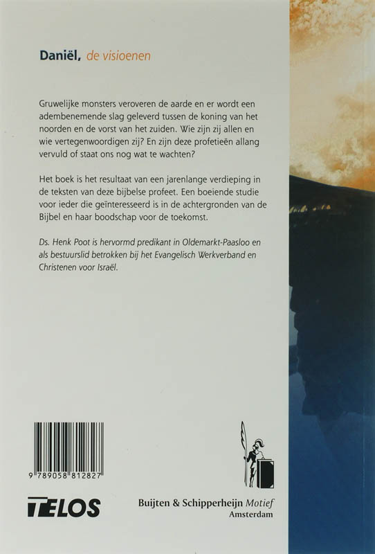 Achterkant van De visioenen van Daniel