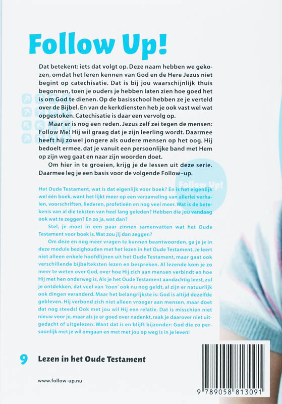 Achterkant van 9 Lezen in het Oude Testament