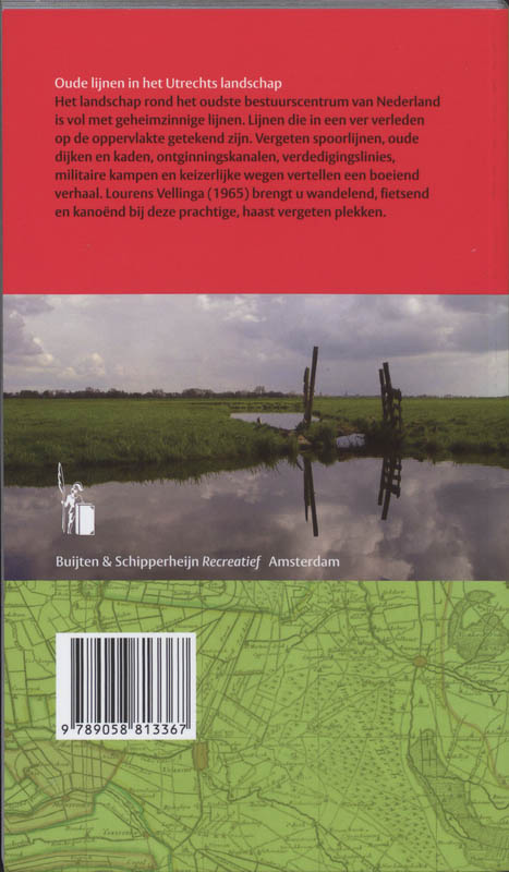 Achterkant van Oude lijnen in het Utrechts Landschap