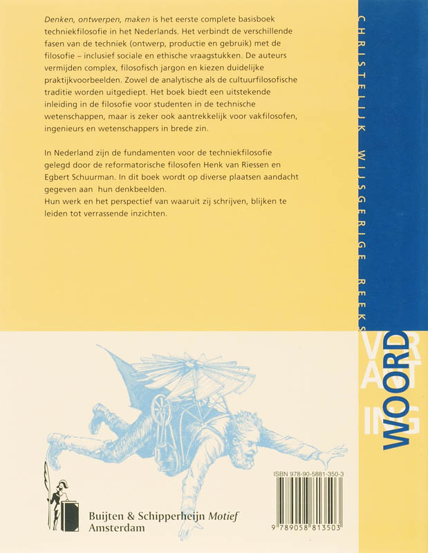 Achterkant van Denken, ontwerpen, maken