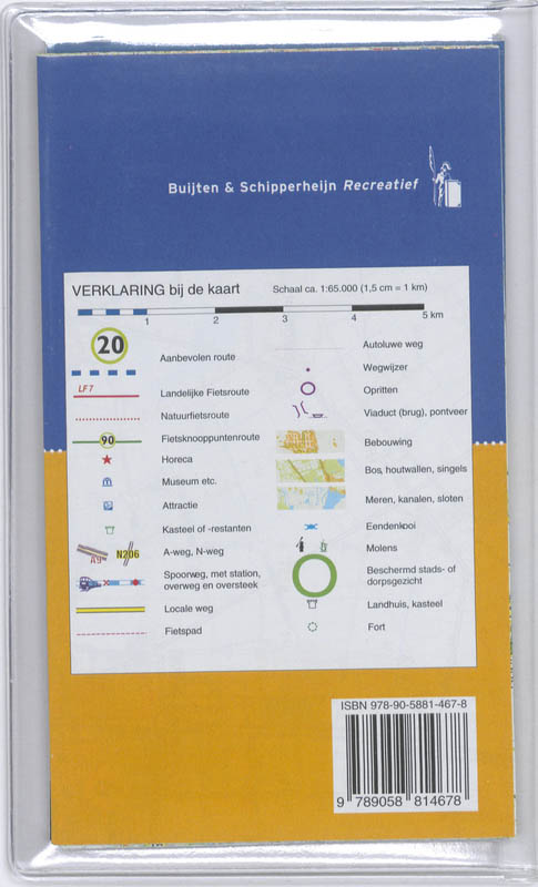 Achterkant van Alle fietsroutes in de regio Zwolle