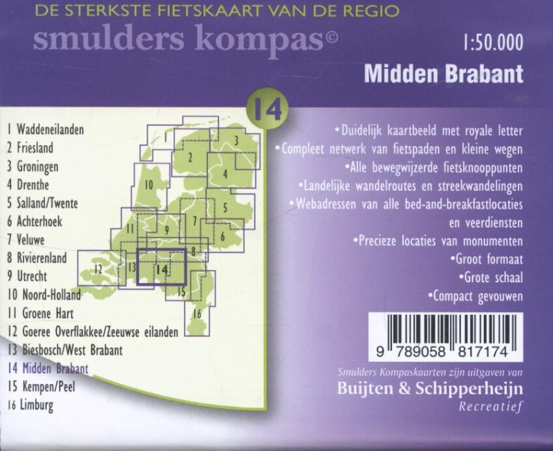 Achterkant van Midden Brabant