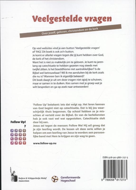 Achterkant van Veelgestelde vragen