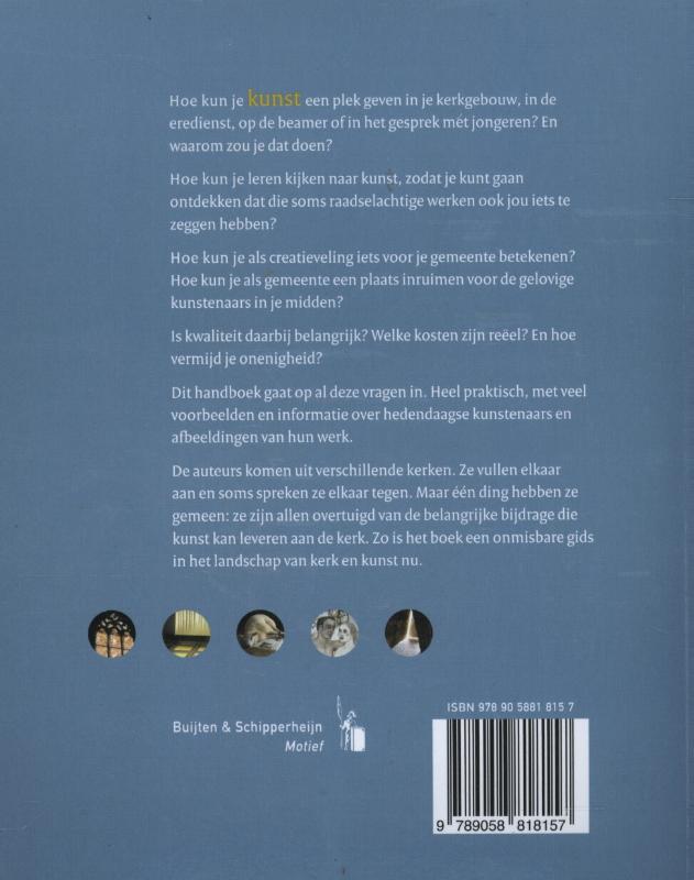 Achterkant van Handboek voor kunst in de kerk