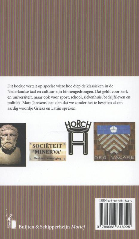 Achterkant van Proficiat