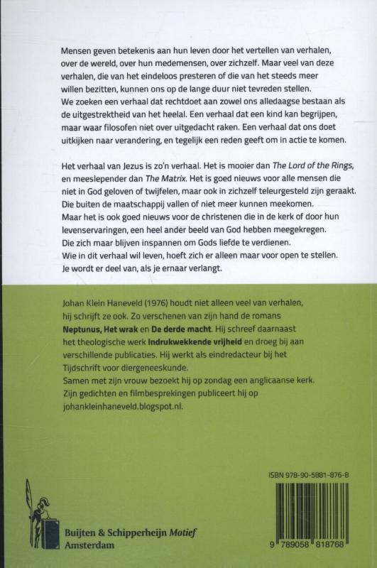 Achterkant van De loser die wint