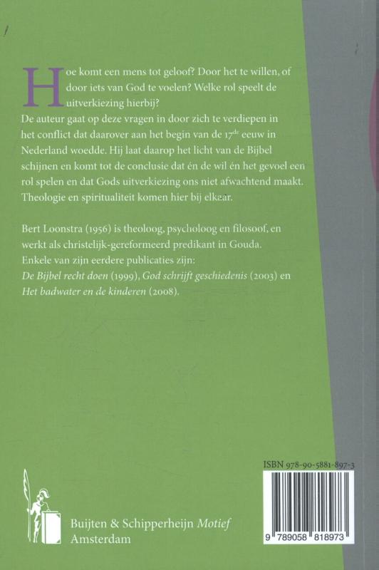 Achterkant van Willen en voelen en uitverkiezing