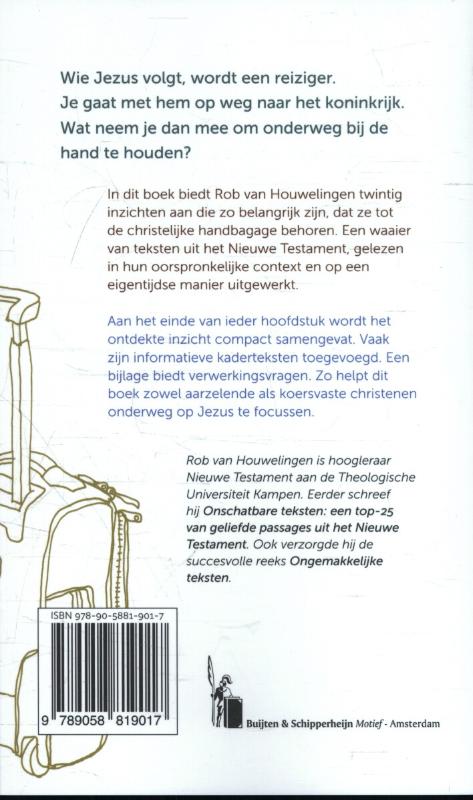 Achterkant van Handbagage voor Jezusvolgers