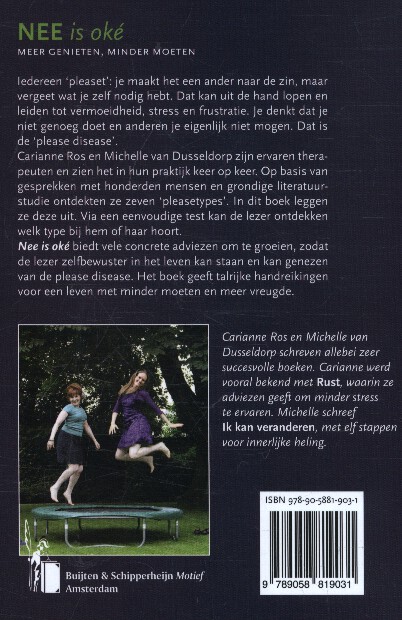 Achterkant van Nee is oké