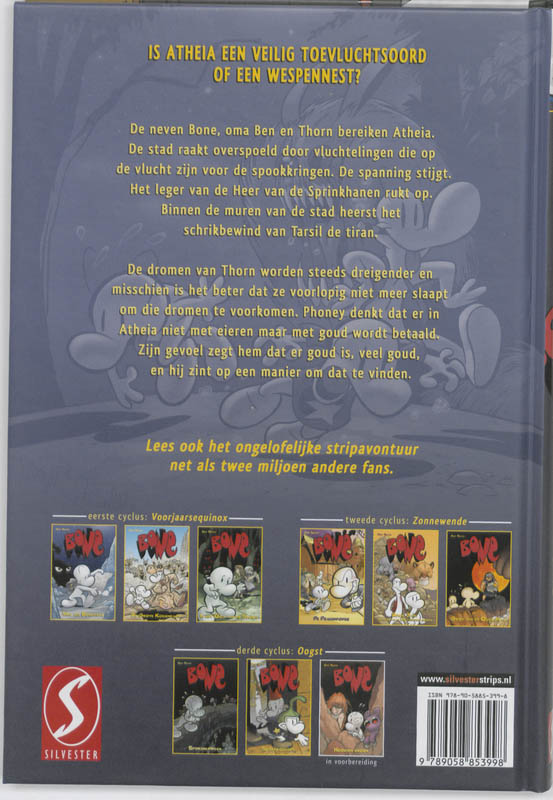 Achterkant van Schatzoekers
