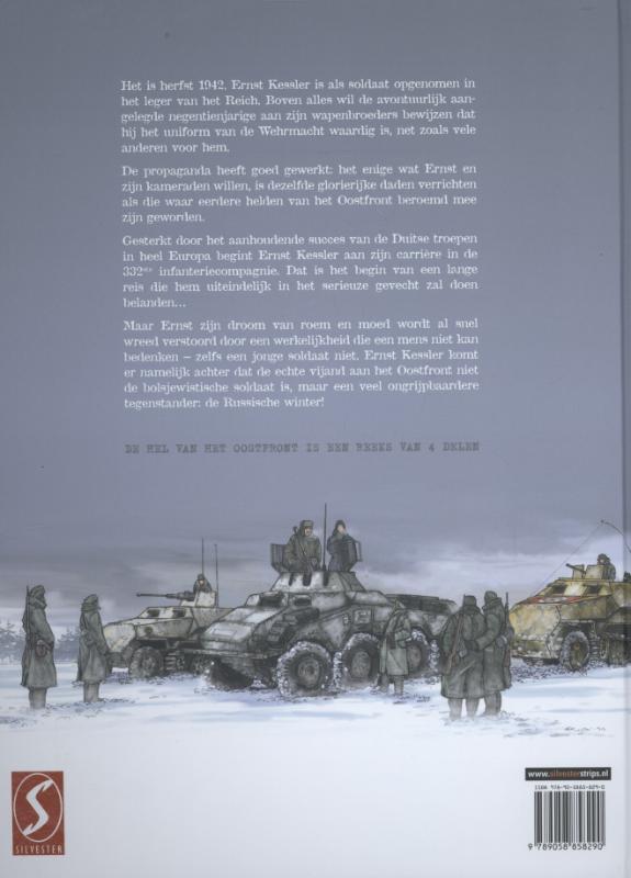 Achterkant van De Russische winter