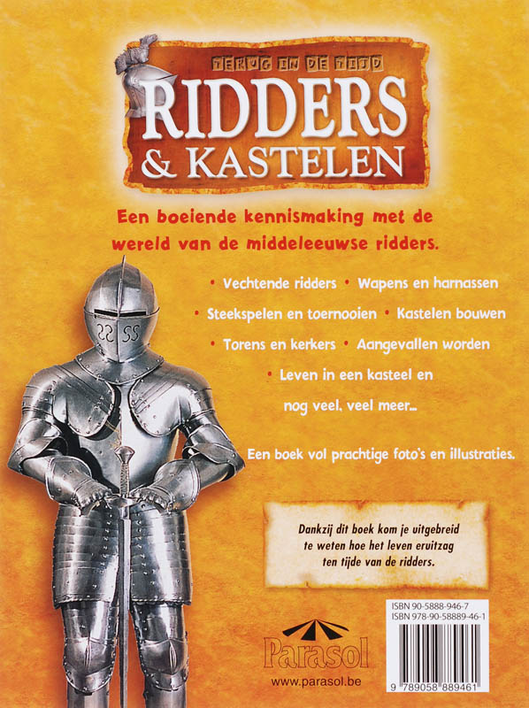 Achterkant van ridders en kastelen