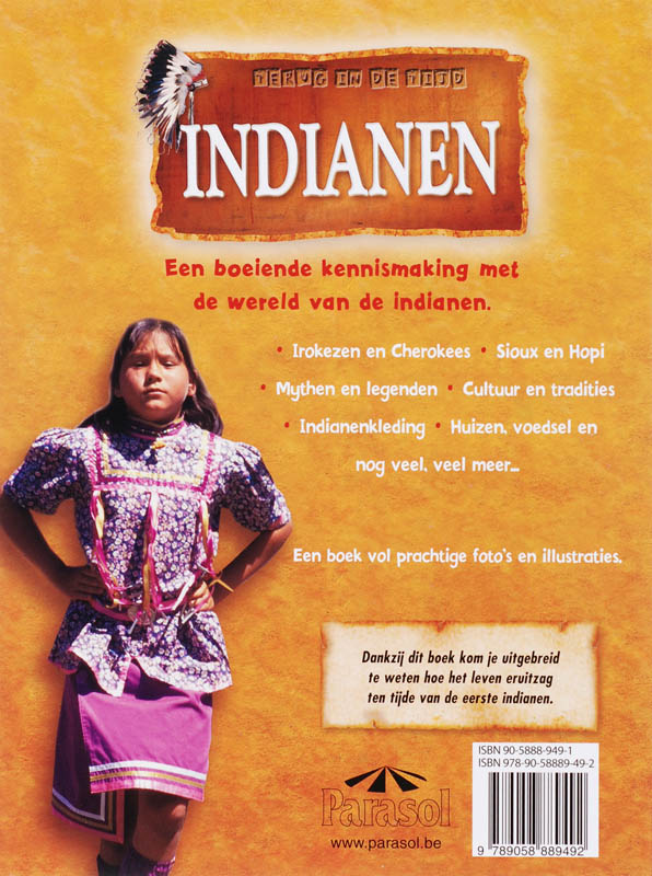 Achterkant van Indianen