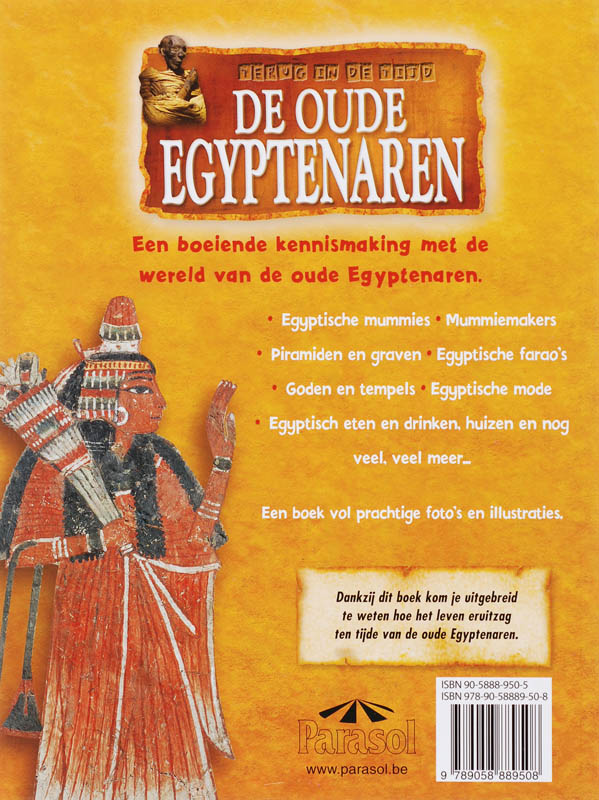 Achterkant van Oude Egyptenaren