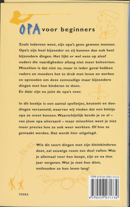 Achterkant van Opa voor beginners