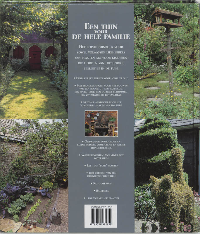 Achterkant van Een tuin voor de hele familie