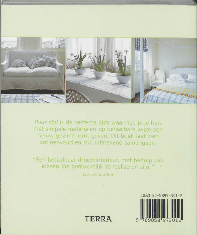 Achterkant van Puur Stijl - mini