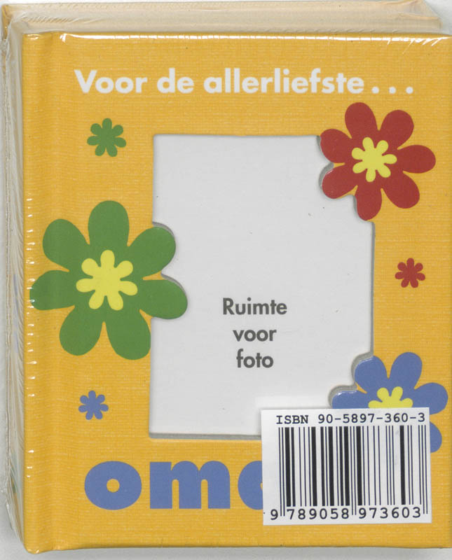 Achterkant van Voor de allerliefste oma set 2 ex