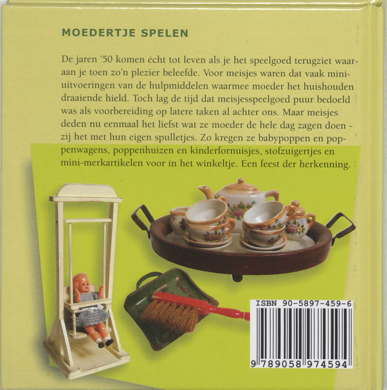 Achterkant van Moedertje spelen