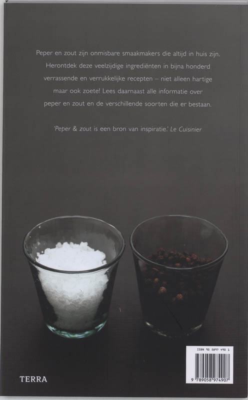 Achterkant van Peper & Zout