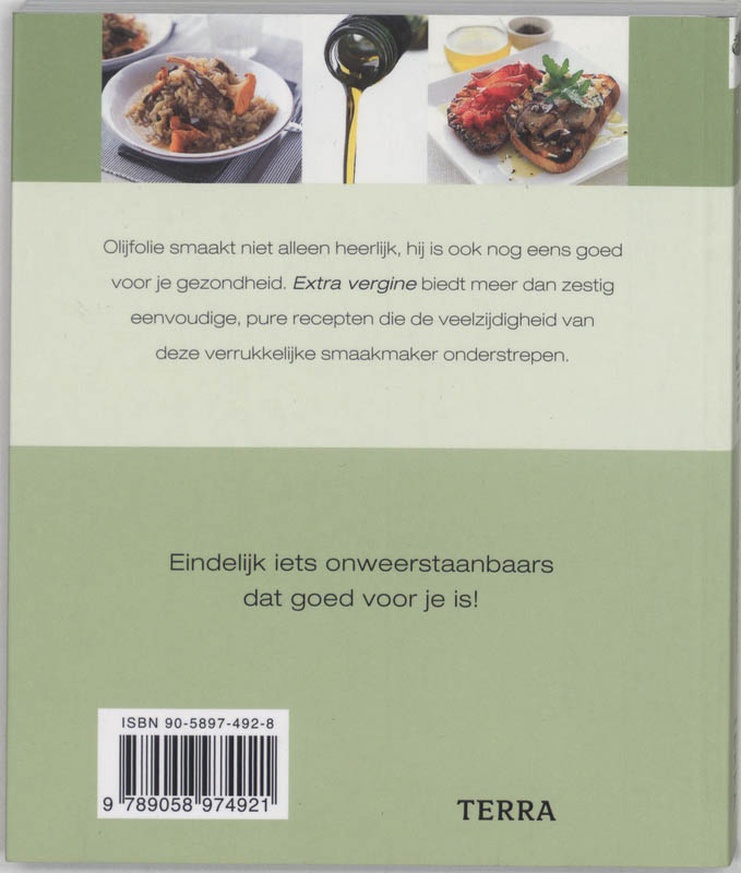Achterkant van Extra Vergine