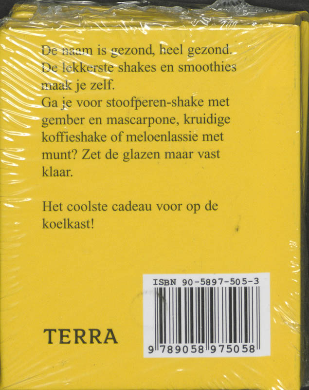 Achterkant van Shaken 'n smooth
