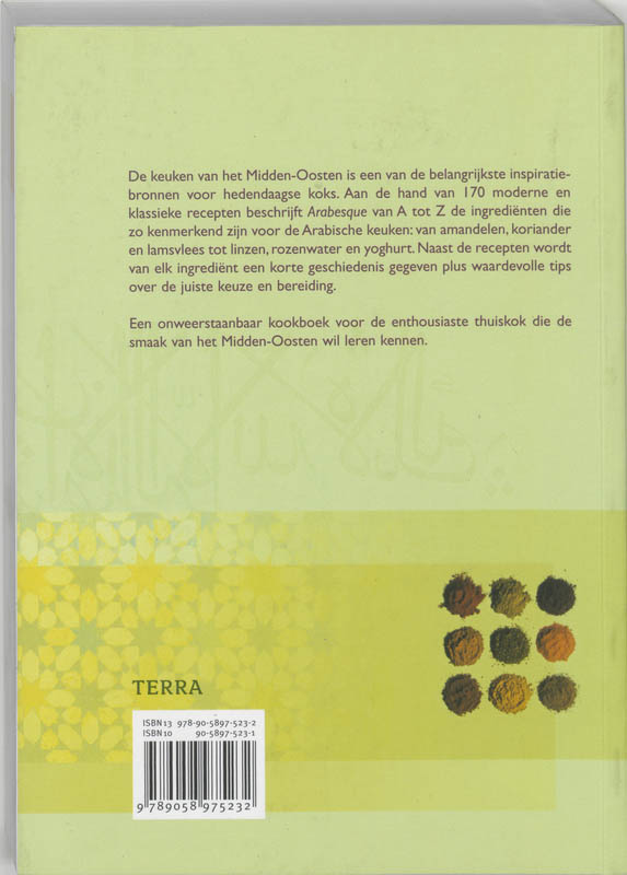 Achterkant van Arabesque