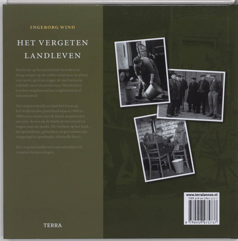 Achterkant van Het vergeten landleven