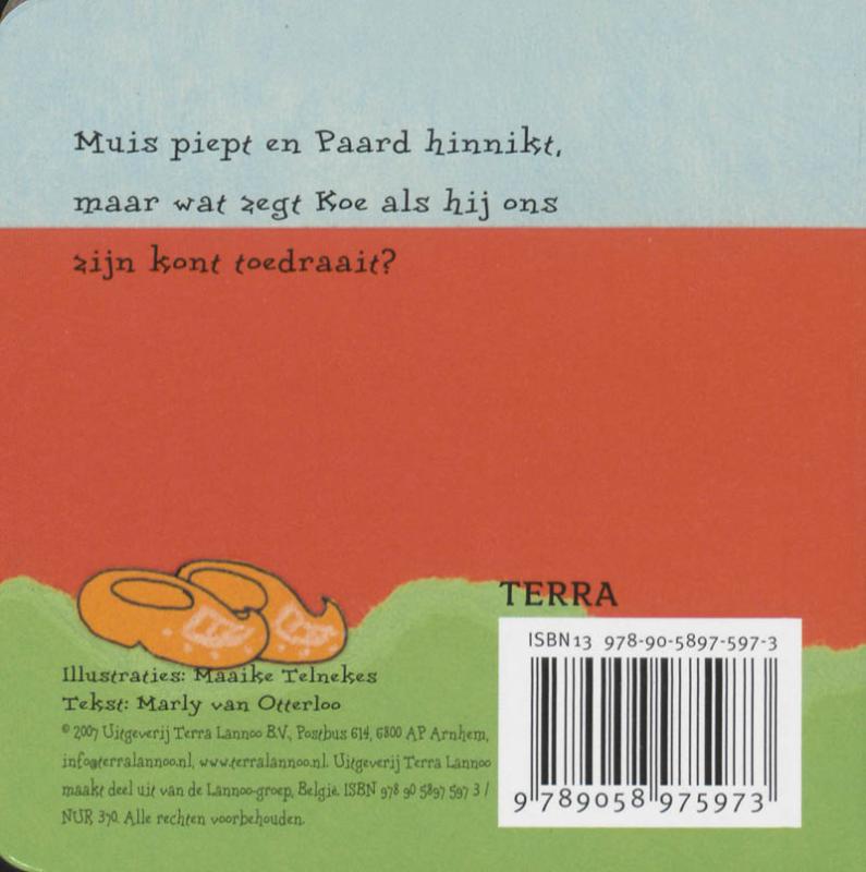 Achterkant van Boe beestje boe