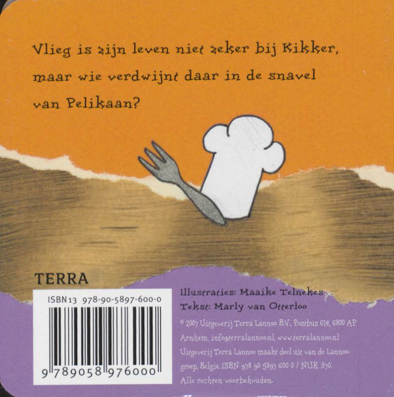 Achterkant van Hap snap hap