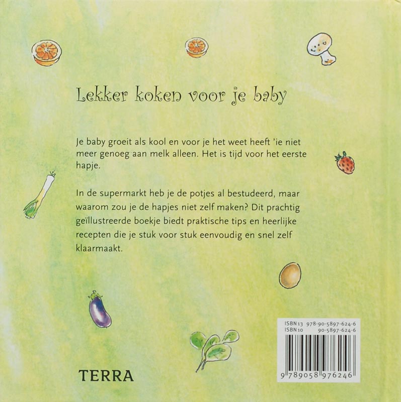 Achterkant van Lekker koken voor je baby