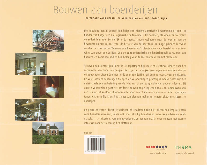 Achterkant van Bouwen aan boerderijen
