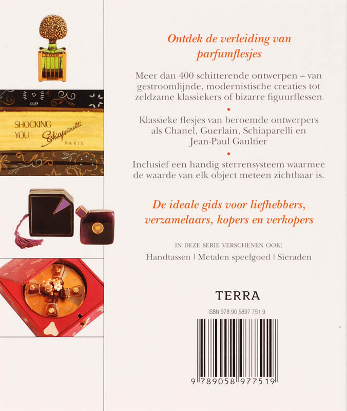 Achterkant van Parfumflesjes