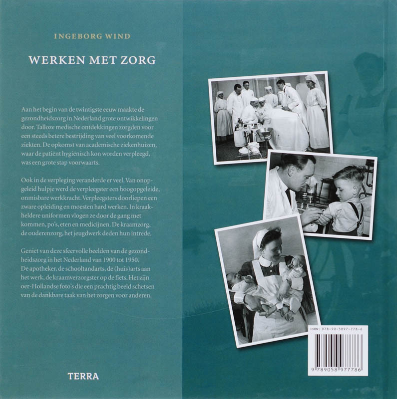 Achterkant van Werken met zorg