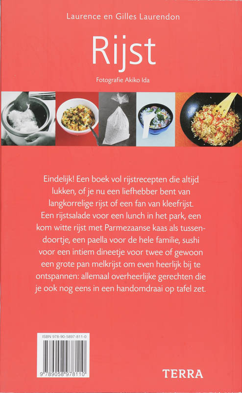 Achterkant van Rijst