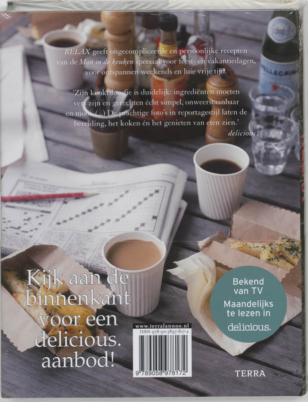 Achterkant van Relax