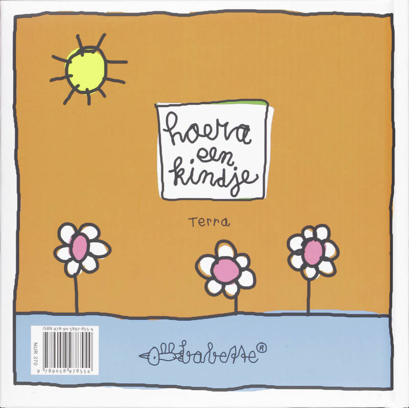 Achterkant van Mijn kraamboek