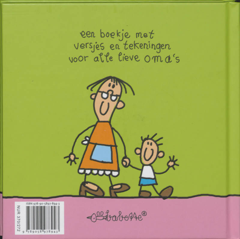 Achterkant van Oma is lief