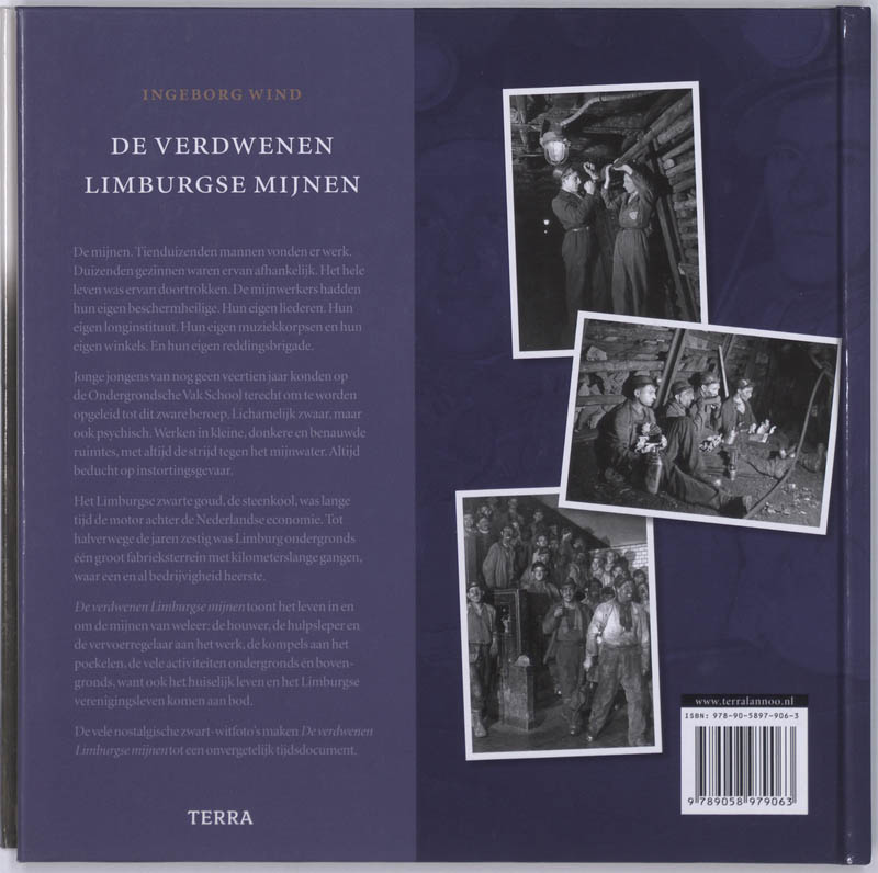 Achterkant van De verdwenen Limburgse mijnen