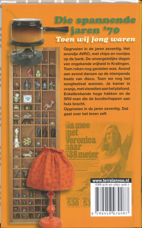 Achterkant van Die spannende jaren '70