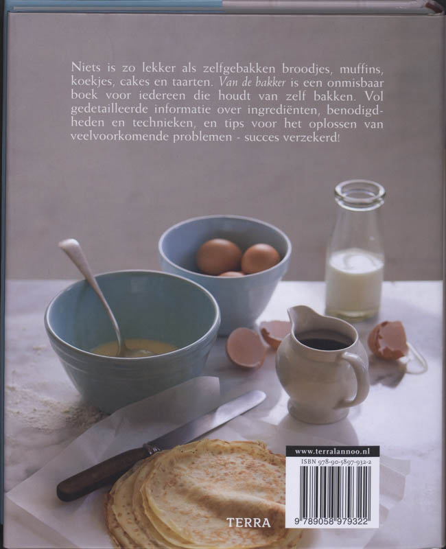 Achterkant van Van de bakker